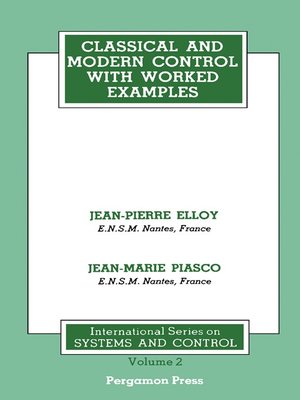 cover image of Pergamon International Library of Science, Technology, Engineering and Social Studies: International Series on Systems and Control, Volume 2